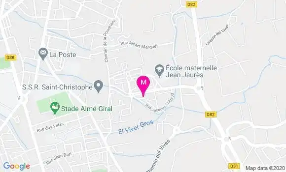 Localisation Dr Jean Marc Maitre