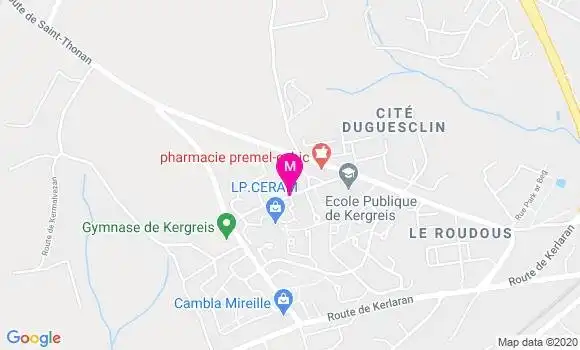 Localisation Dr Jerome Le Bihan