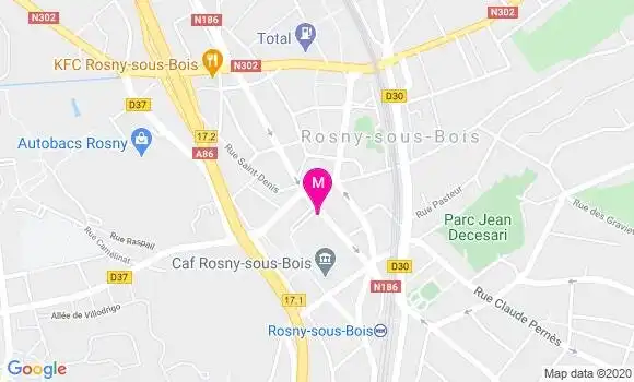 Localisation Dr Severine Brunon