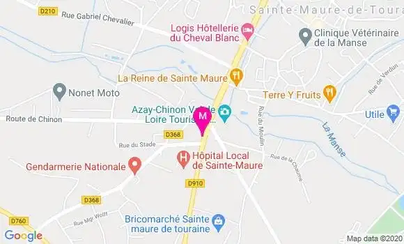 Localisation Dr Sophie Maltete