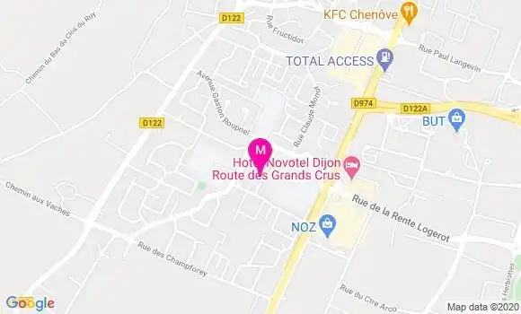 Localisation Dr Anne Sophie Bucchini