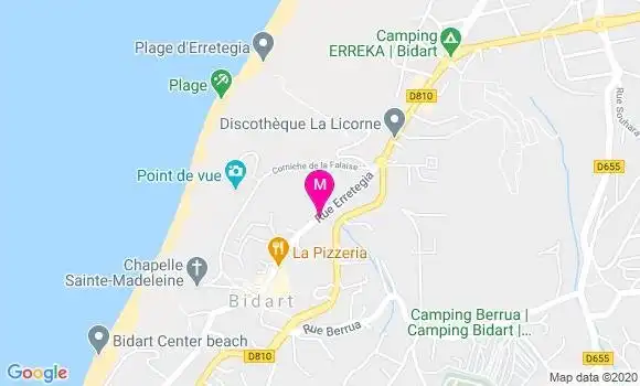 Localisation Dr Muriel Chambre