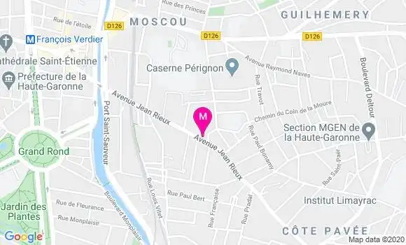 Localisation Dr Alain Gerard