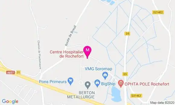 Localisation Dr Frank Robert