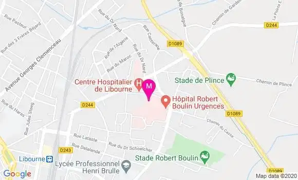 Localisation Dr Etienne Caffiot