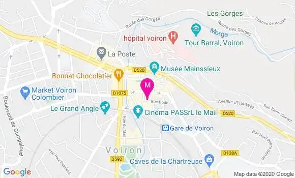 Localisation Dr Clementine Rojon Broche