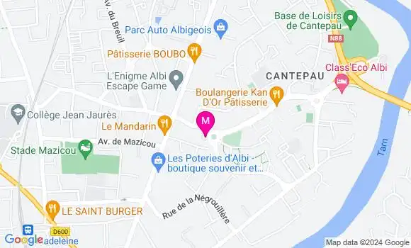 Localisation Dr Sophie Bouvier Mouysset