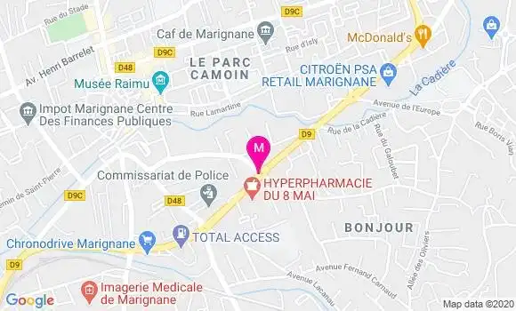 Localisation Dr Serge Laine