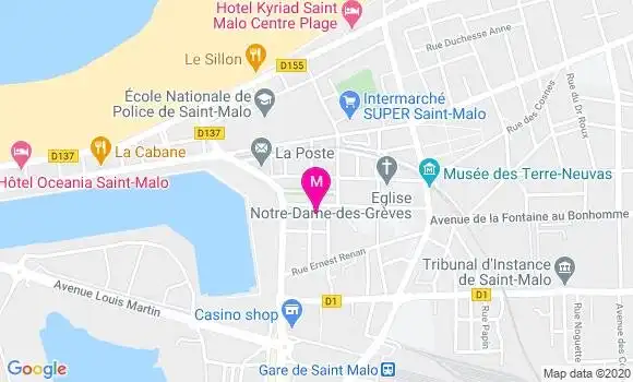 Localisation Dr Bertrand Bocquier