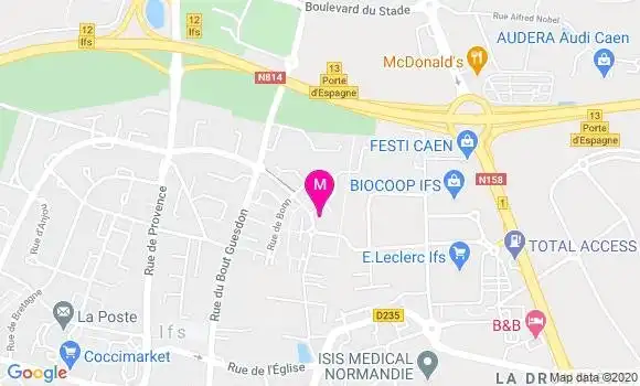 Localisation Dr Sarah Letellier