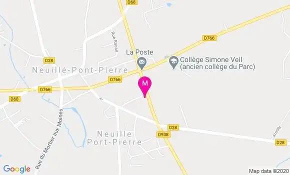 Localisation Dr Claire Chennesseau
