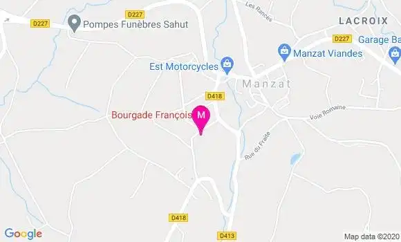 Localisation Dr Francois Bourgade