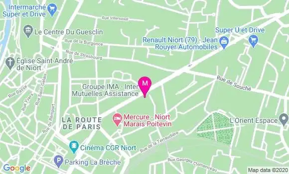 Localisation Dr Denis Lamour