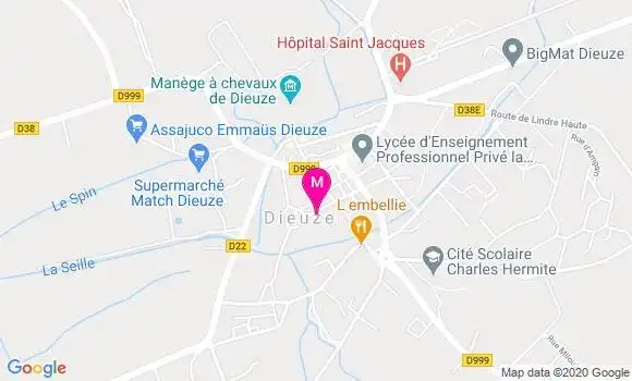 Localisation Dr Fabien Pageot