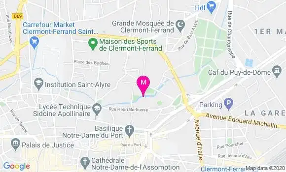 Localisation Dr Alexandre Bazire