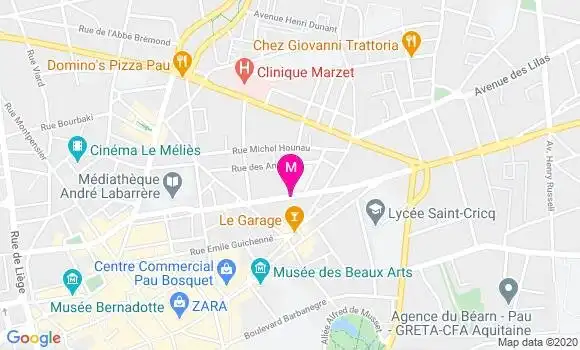 Localisation Dr Michel Vallet