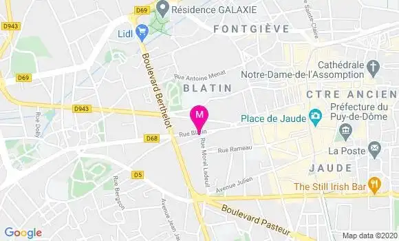 Localisation Dr Pierreline Nivet