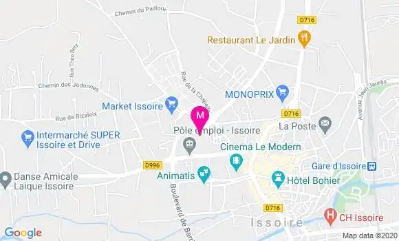 Localisation Dr Julien Mercier