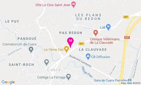Localisation Dr Emilie Grand