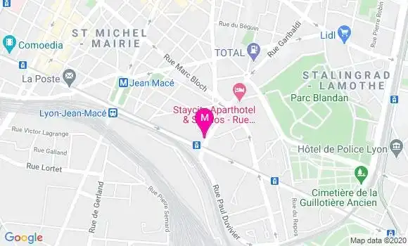 Localisation Dr Laura Metzinger