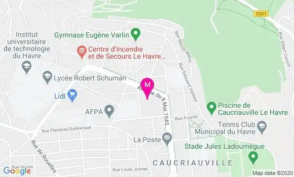 Localisation Dr Cindy Rioult