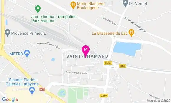 Localisation Dr Michel Sarran