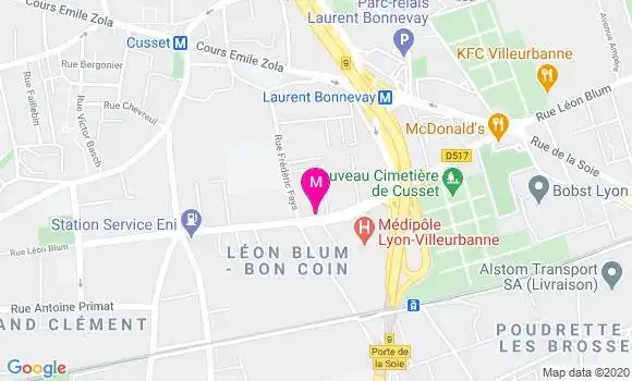 Localisation Dr Alix Sesques