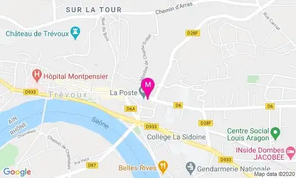 Localisation Dr Nadège Toussaint