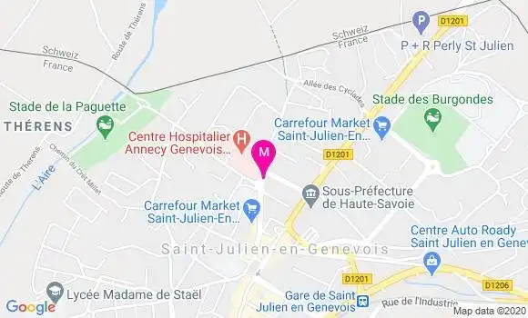 Localisation Dr Marion Rougon