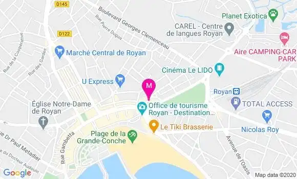 Localisation Dr Jean Pierre Ouvrard