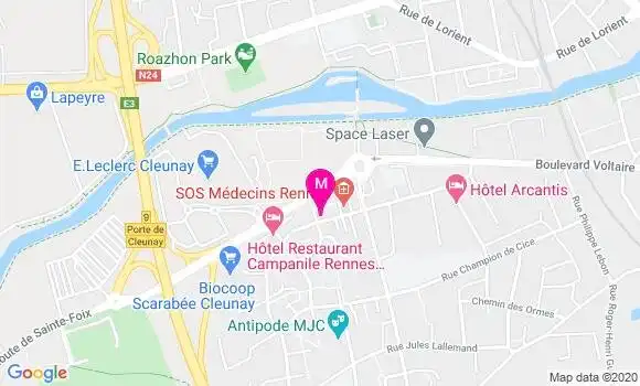 Localisation Dr Caroline Fournis Fardoun