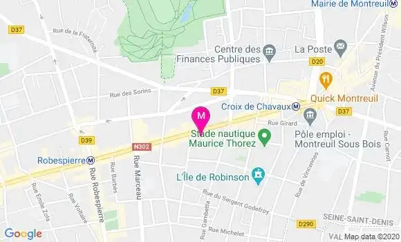 Localisation Dr Zouaoui Hakem