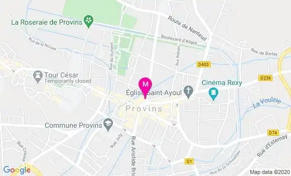 Localisation Dr Jean Pierre Guillabert