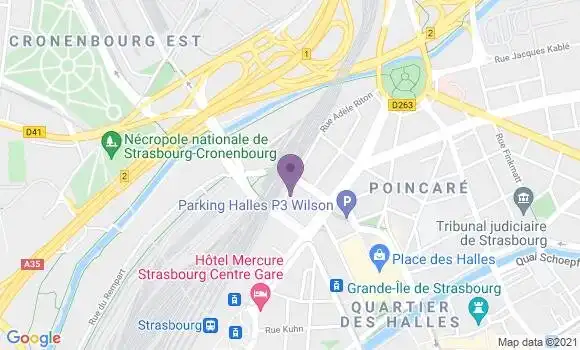 Localisation Dr Catherine Martin