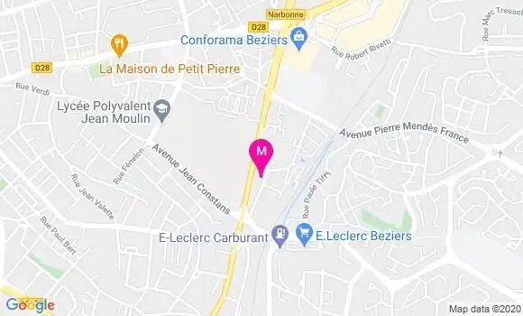 Localisation Dr Thierry Delmas