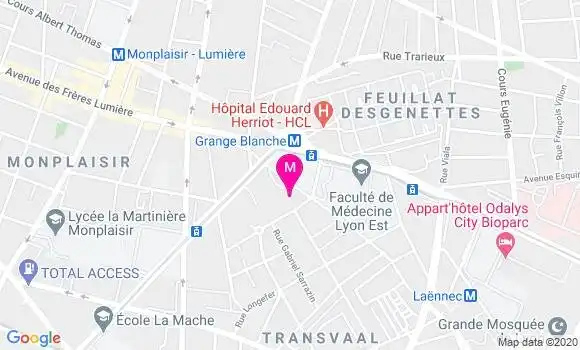 Localisation Dr Amine Bouhamama
