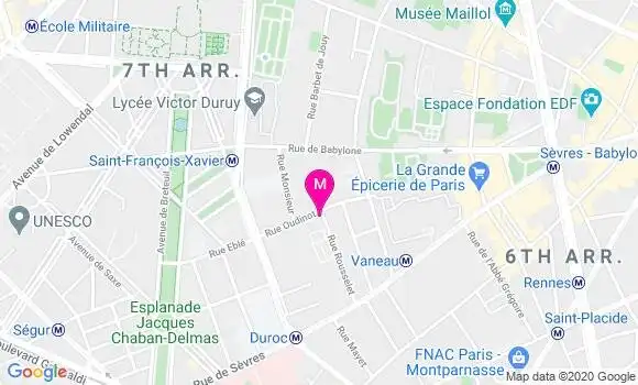 Localisation Dr Arthur Davy