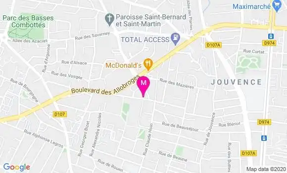 Localisation Dr Lucie Baussart