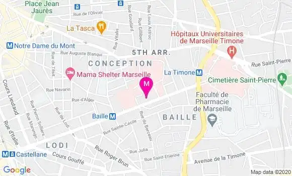 Localisation Dr Kamelia Hachelef