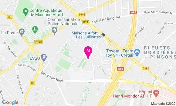Localisation Dr Jean Paul Magny