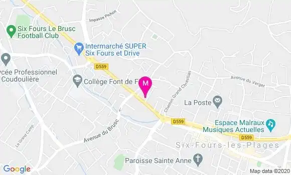 Localisation Dr Serge Bouchat