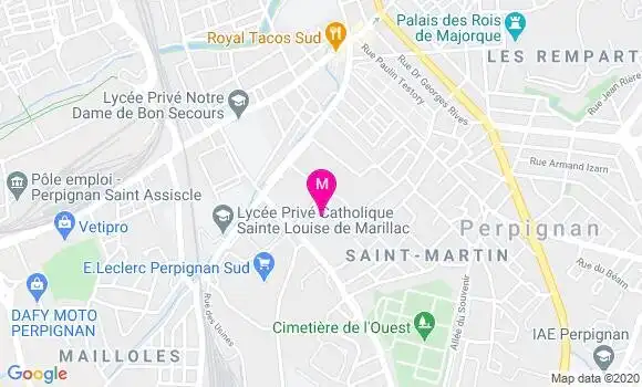 Localisation Dr Aude Toureille