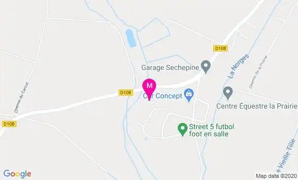 Localisation Dr Eleonore Breuvart