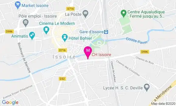 Localisation Dr Camille Teilhet