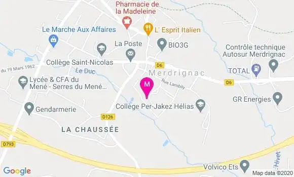 Localisation Dr Chloe Delambre