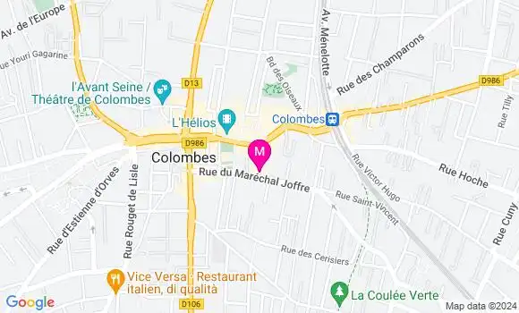 Localisation Dr Brice Calve