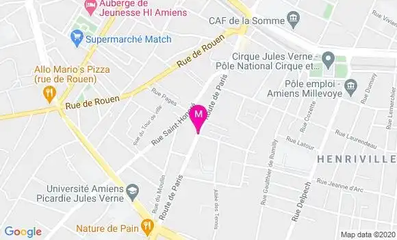 Localisation Dr Camille Vandeputte