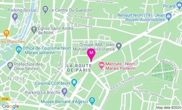 Localisation Dr Michel Lamouroux