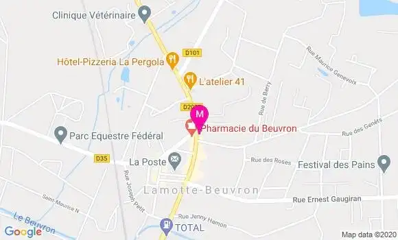 Localisation Dr Laurence Petinay