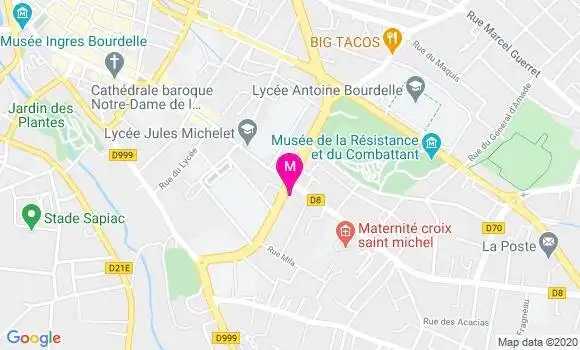 Localisation Dr Maud Rambourdin Perraud